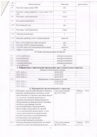 Подготовка к отопительному периоду 2026-2027 гг.